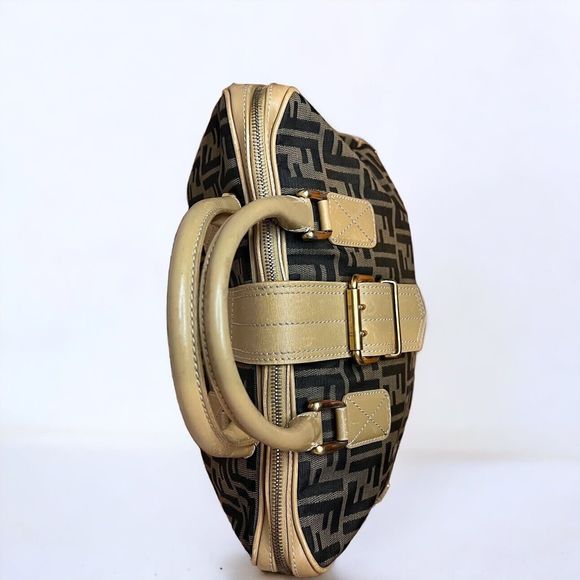 Vintage Fendi Zucca Doctor Bag Large Authentic - Picture 6 of 17